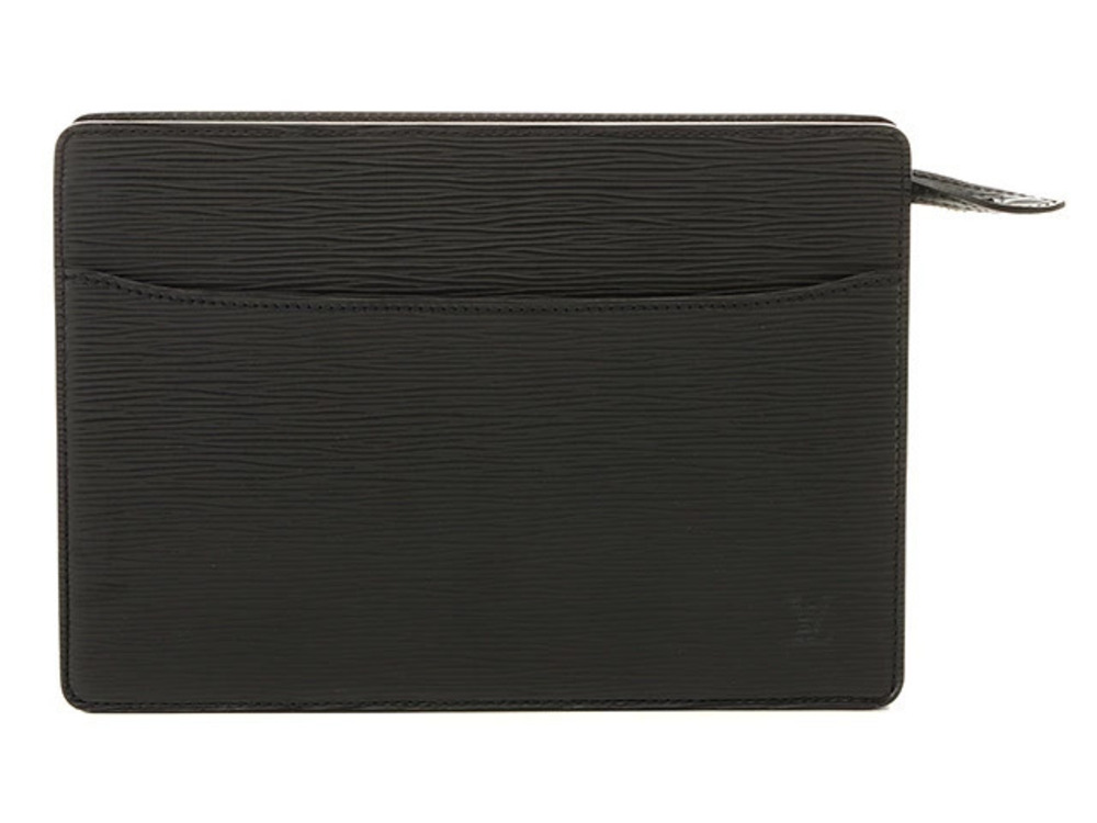LOUIS VUITTON Pochette Homme Clutch Bag Shoulder Epi Leather Noir Black